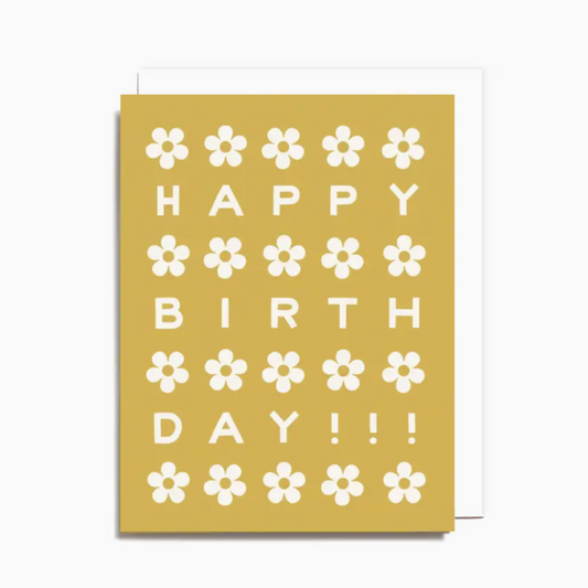 Daisy Birthday Card